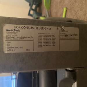 Used NordicTrack® NTCCEX038100 Stationary Bicycles
