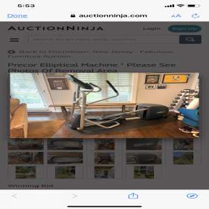 Used Precor EFX 225 245 - EFX2X5-14 AFFAI09160060 Elliptical