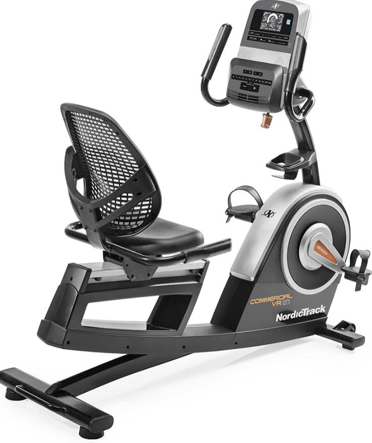 Used NordicTrack Commercial VR21 NTEX760 Recumbent Stationary Bike