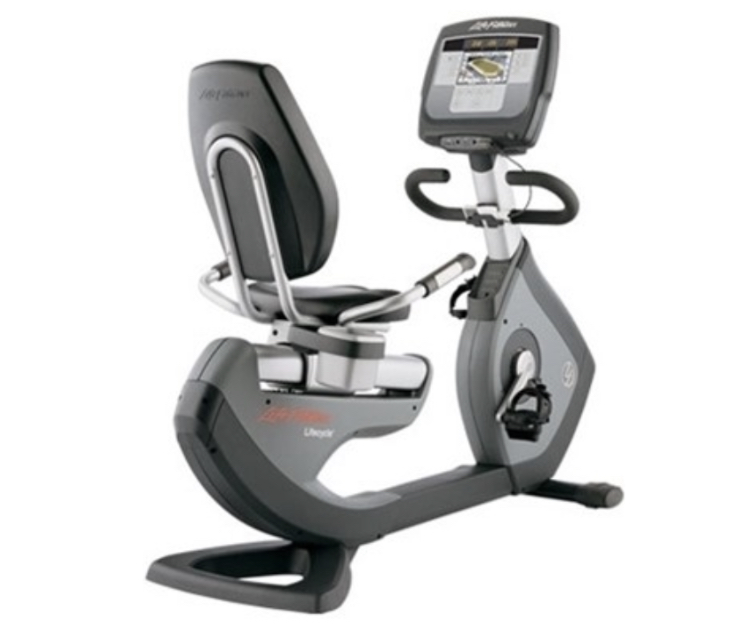 Used Life Fitness 95R CHQ10 Recumbent Stationary Bike