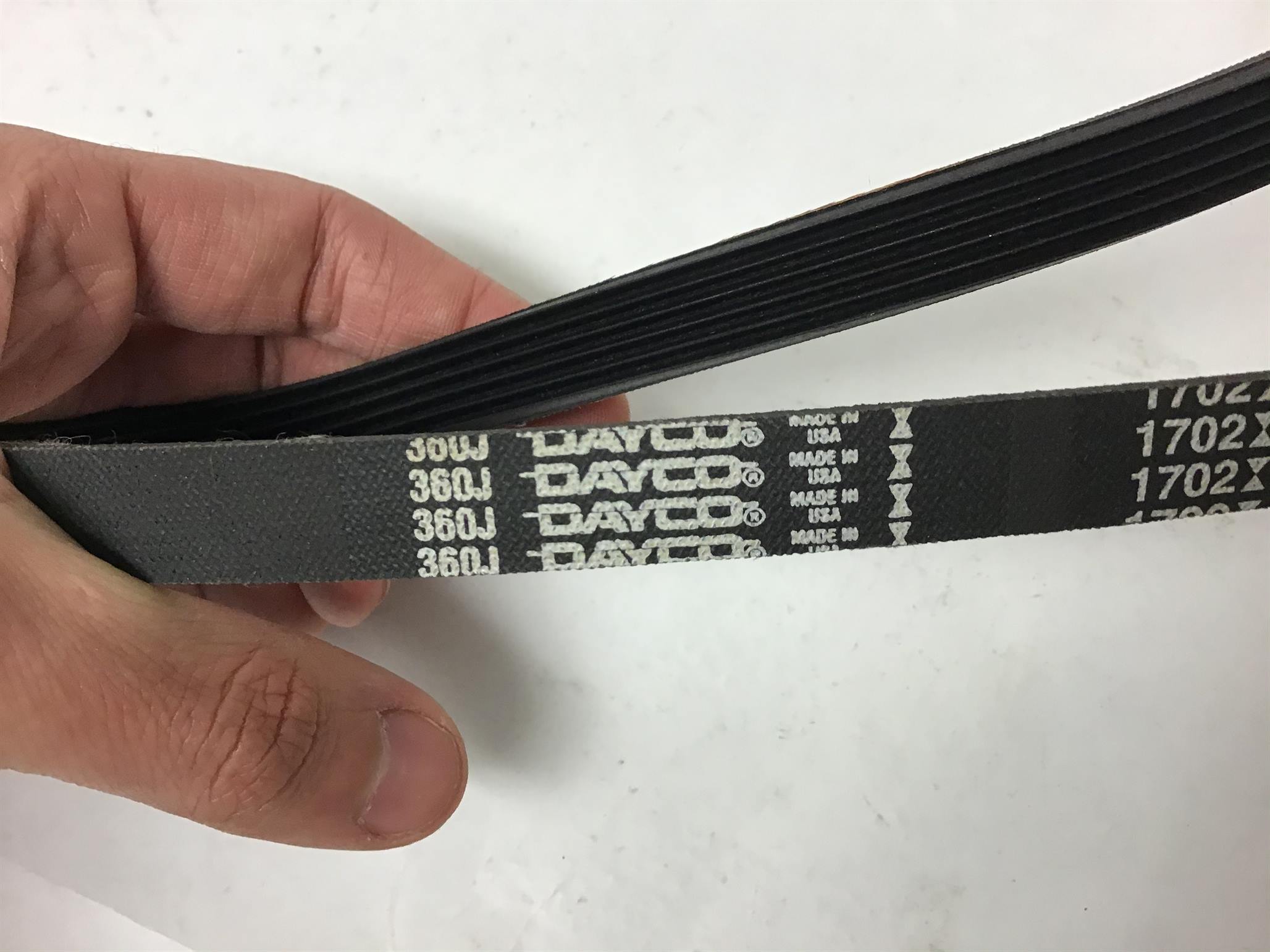 Drive Belt;Poly-V;360-J6