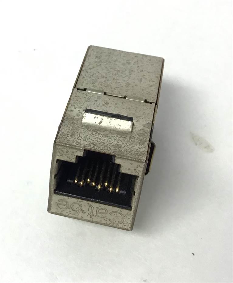 COUPLER: CAT5E, SHIELDED, RJ45