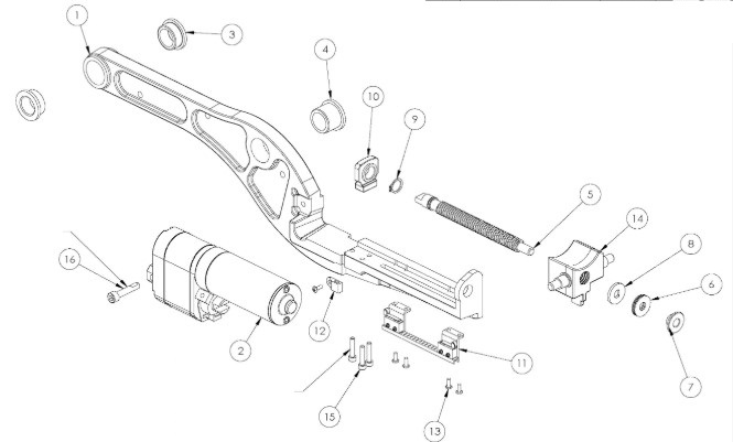 ASSEMBLY, 3P ACTUATOR LINK, LH