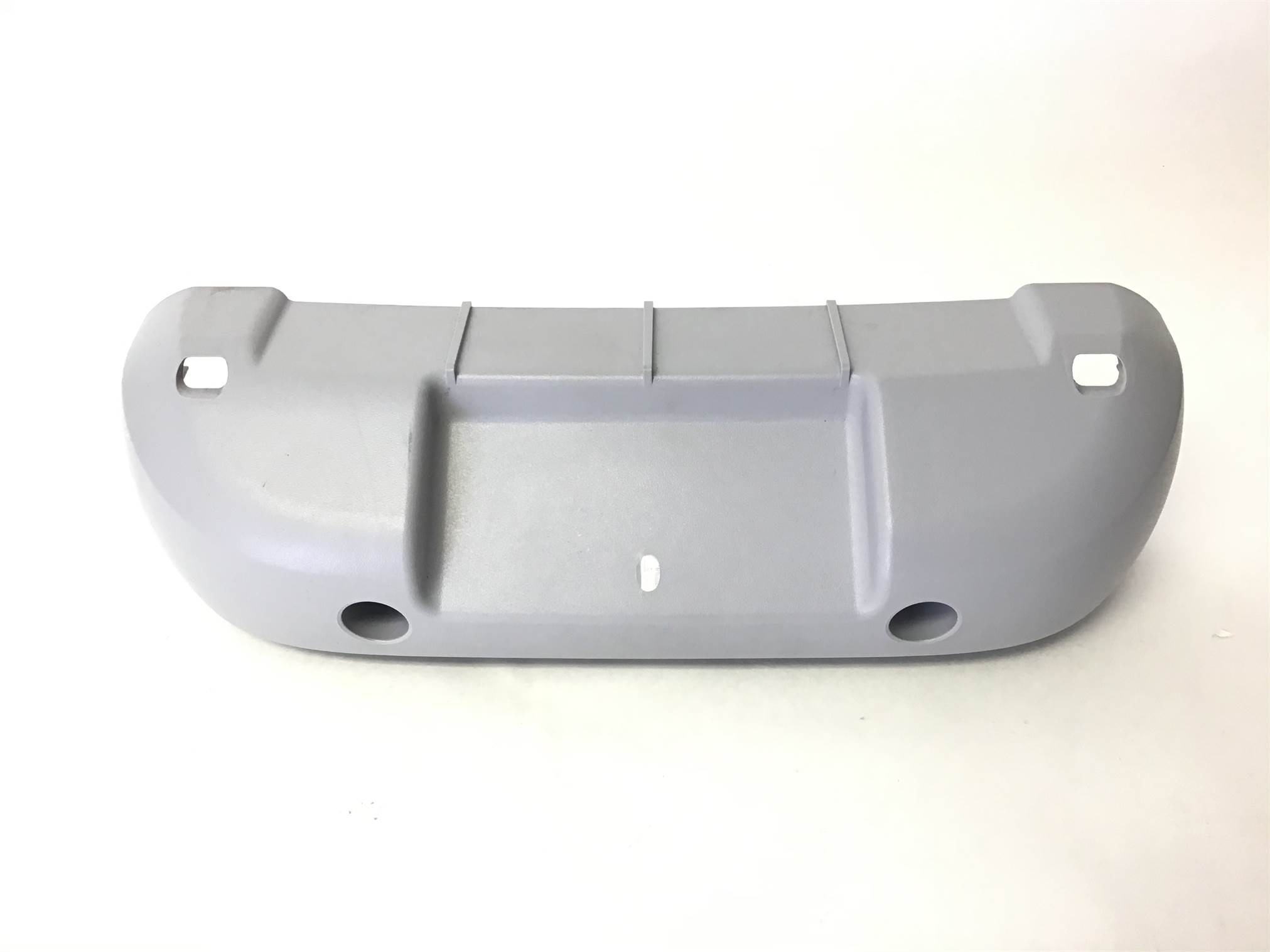 RAMP END CAP, REAR, SILVER GRAY