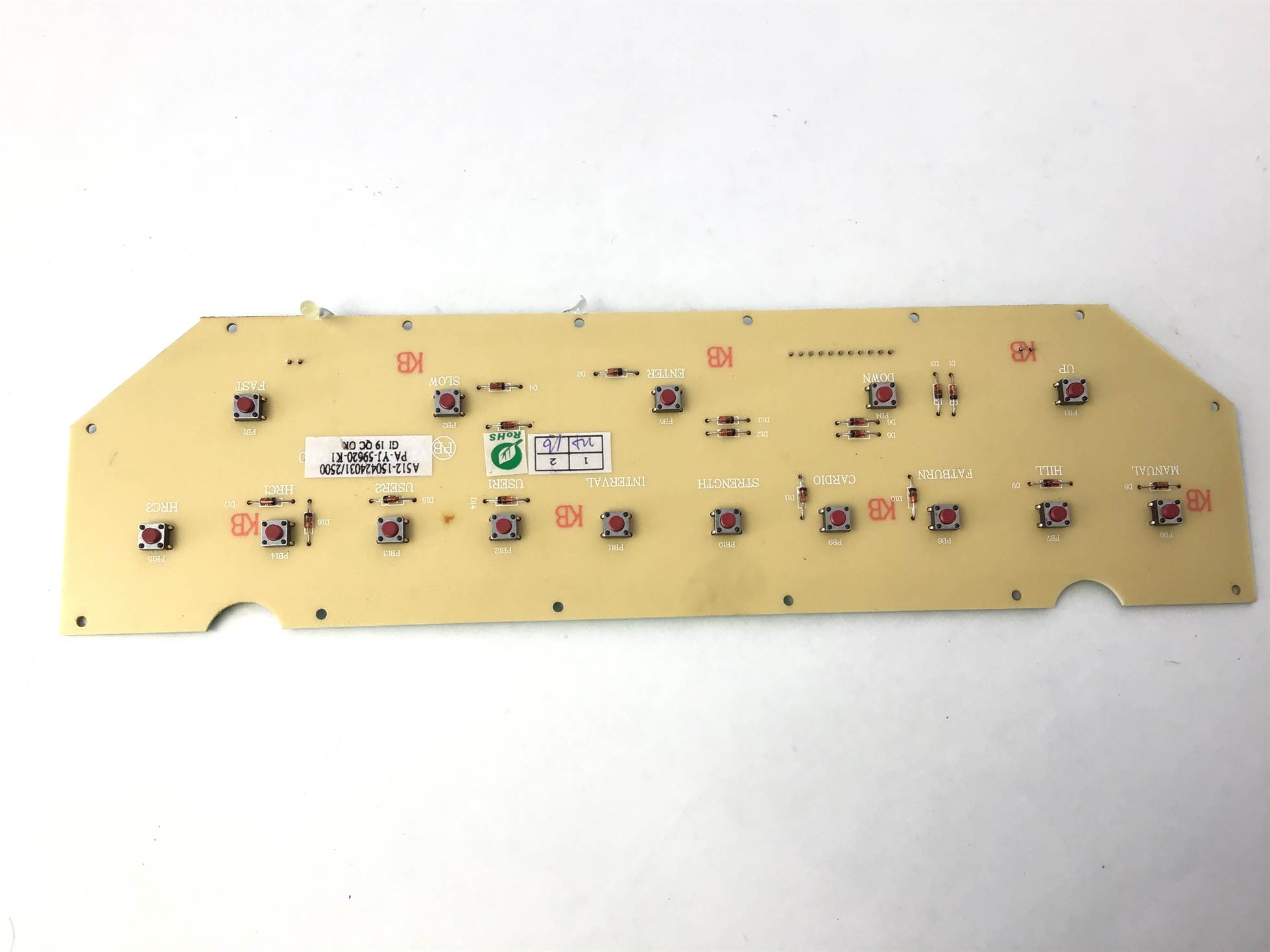 Lower Console board 5962-K1-V1.0 - 20120326