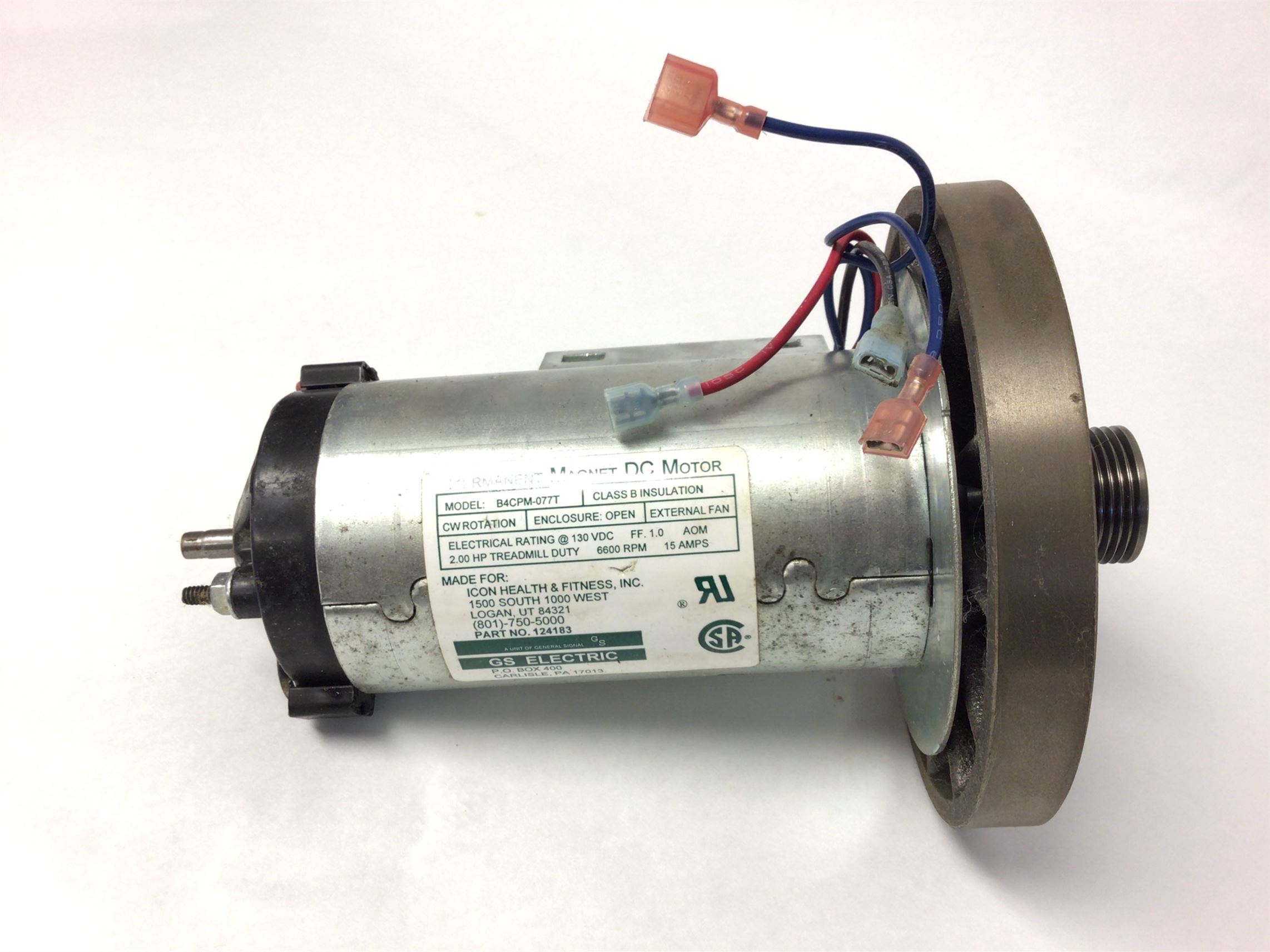 GS Electric 2 HP Drive Motor B4CPM-077T