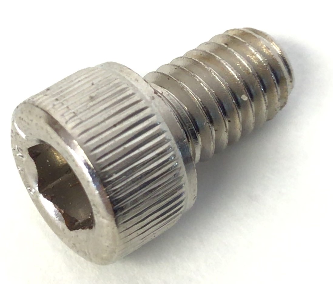 SCREW, CHROME CAP HEAD, M6 X 1.0 X 10L