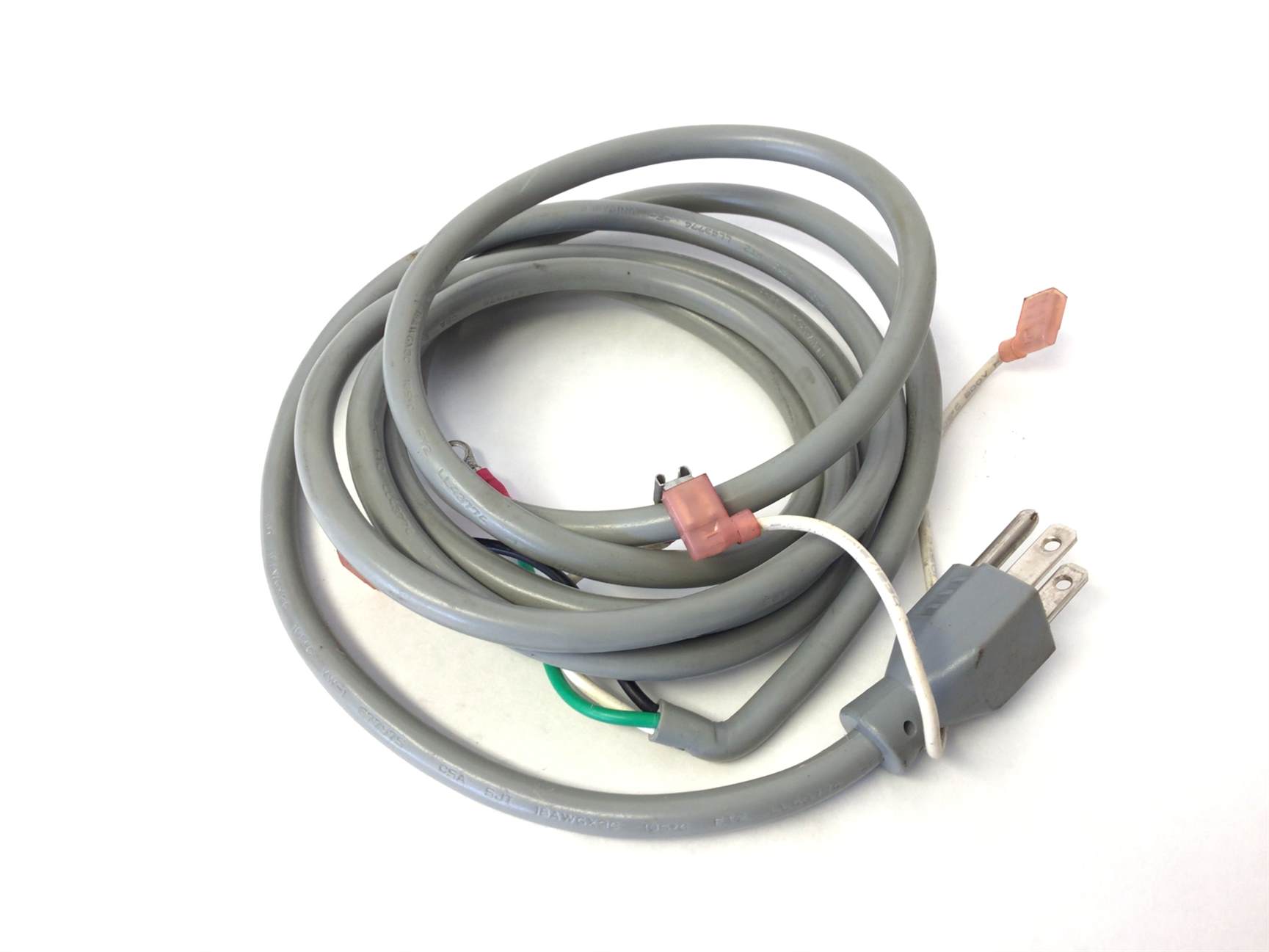 225PH Power Cord - Hardwired - Grey