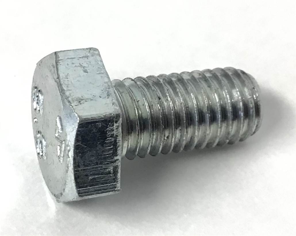 M10 X 1.5-6G 6G X 025 DIN UNS HEX BOLT CS ST ZN