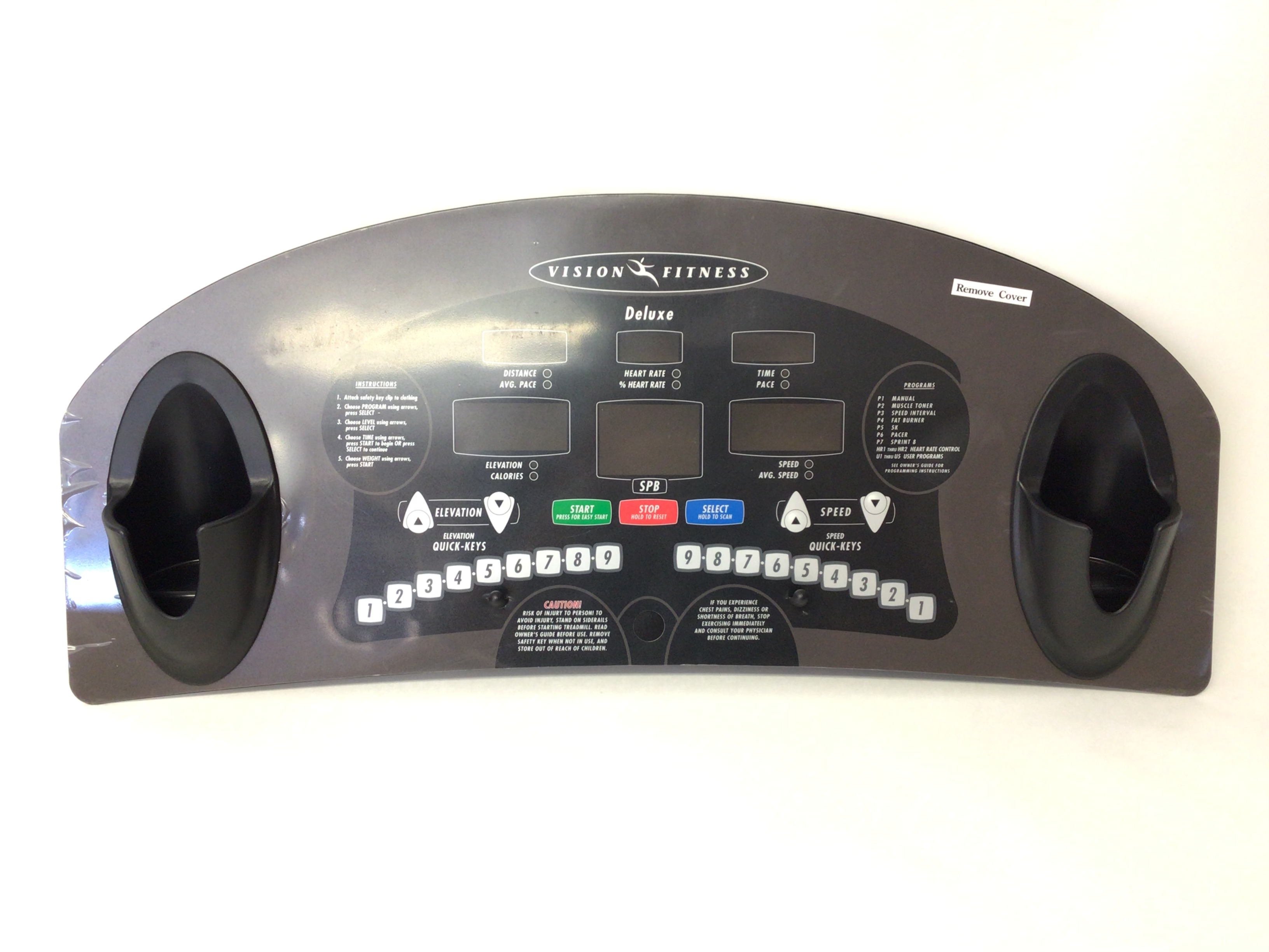 Overlay ONLY, Keypad, 6 Window Deluxe Console
