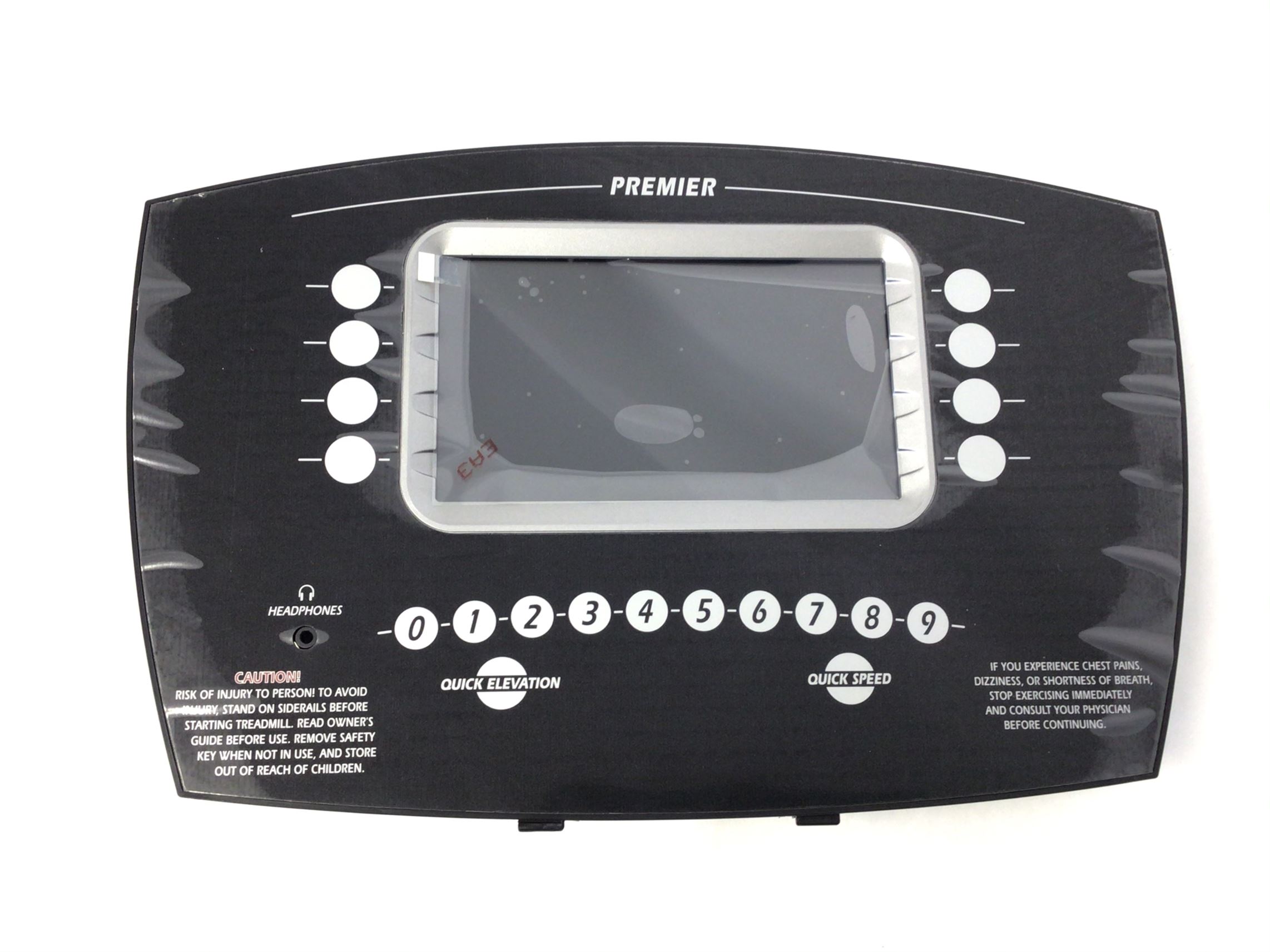 Premier Console, Display Treadmill T9250 ,T9550 ,T9200 ,T9500 ,T9600 Premier Console Treadmill Vision Fitness