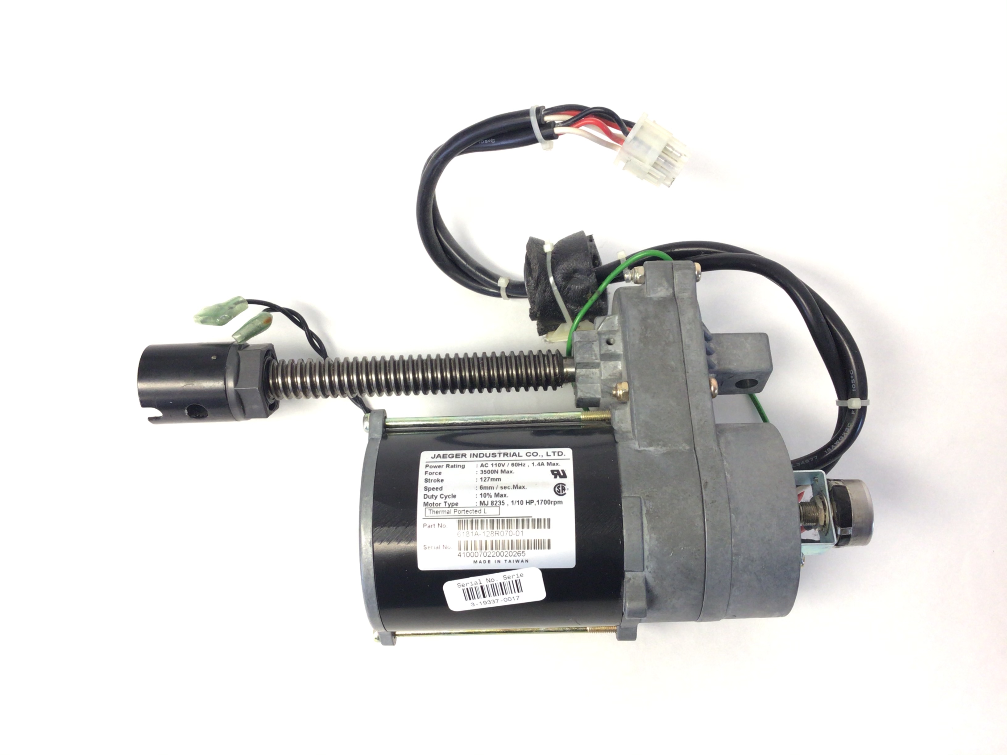 Jaeger Incline Lift Elevation Motor Actuator 6181A-128R070-01(Used)