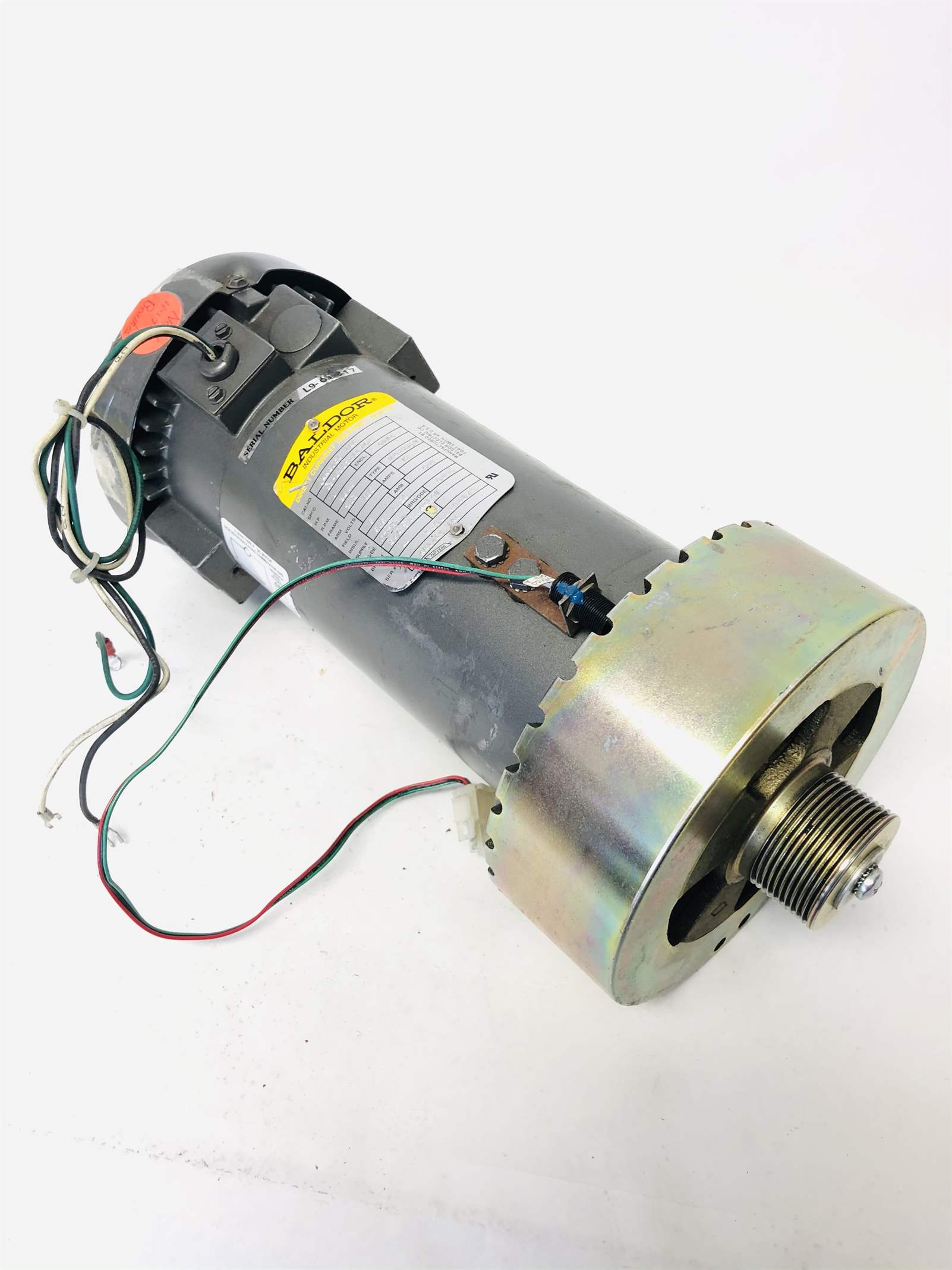 Used Baldor Motor, Drive W Speed Sensor - 3HP - 220V 180 (VDC) 33-2385Z167G2