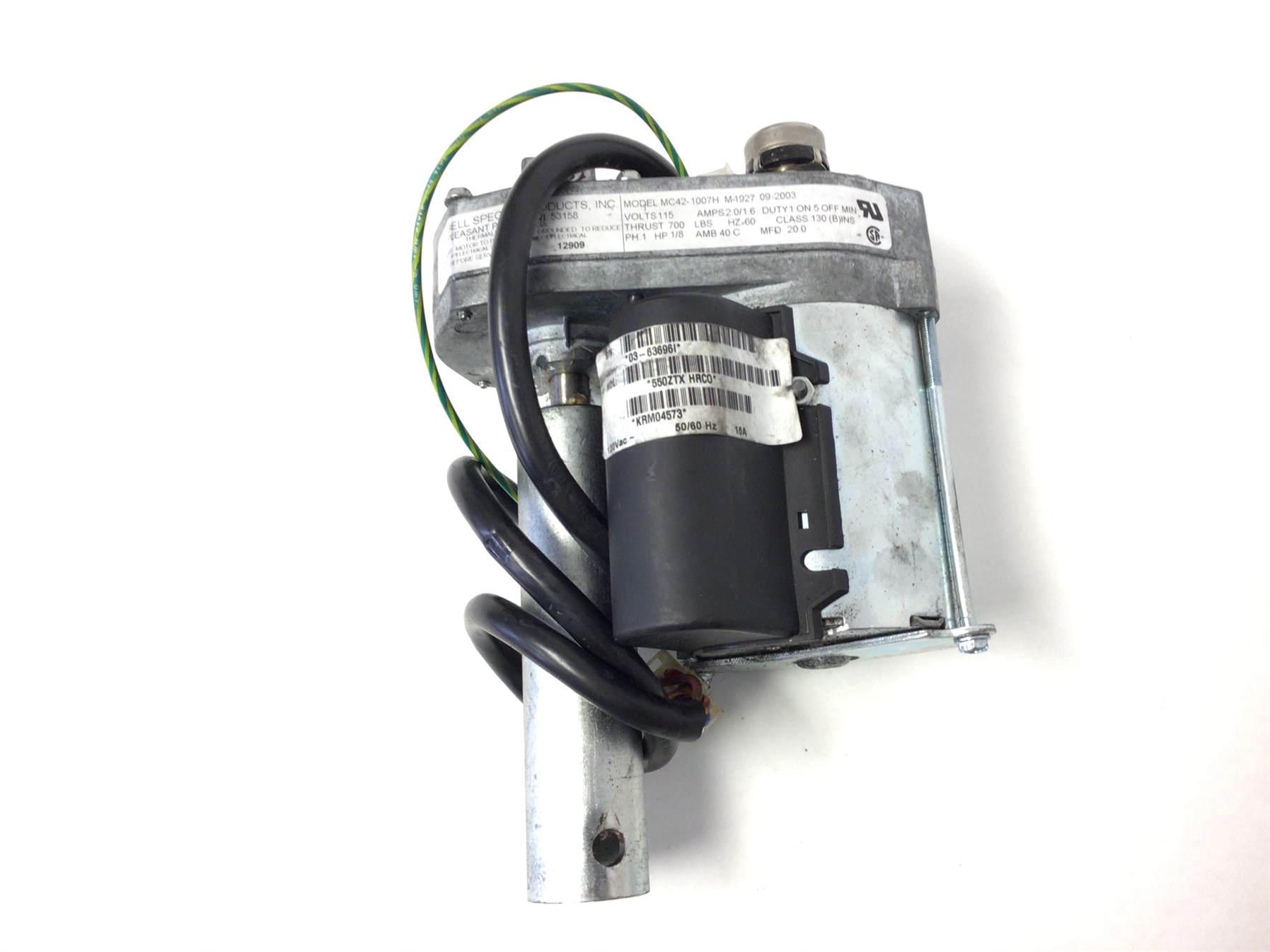 incl mtr,550ztx 115volt(d4943) -r