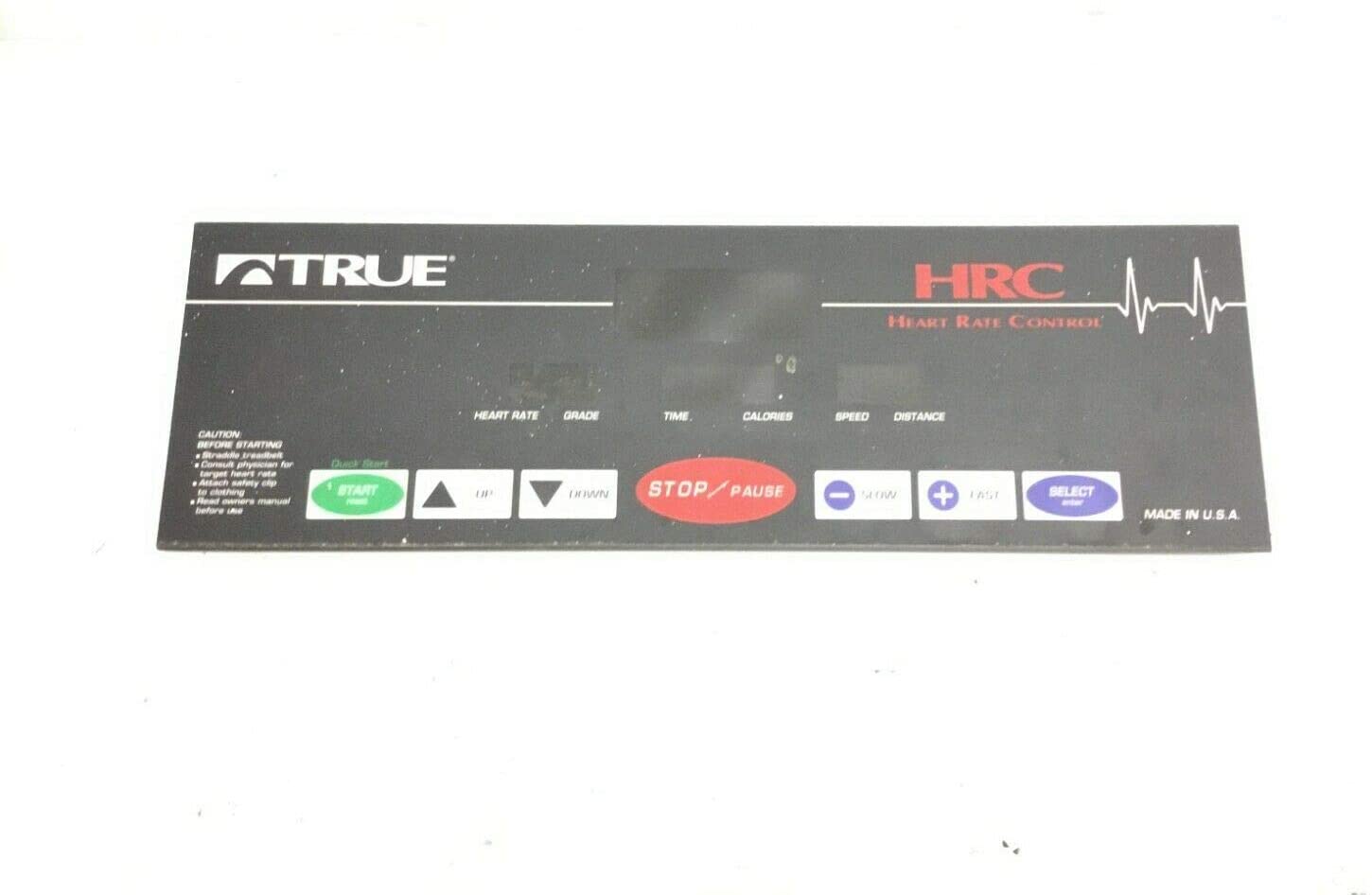 True Fitness Display Console Panel 00242001 Works 350 350HRC Treadmill (Used)