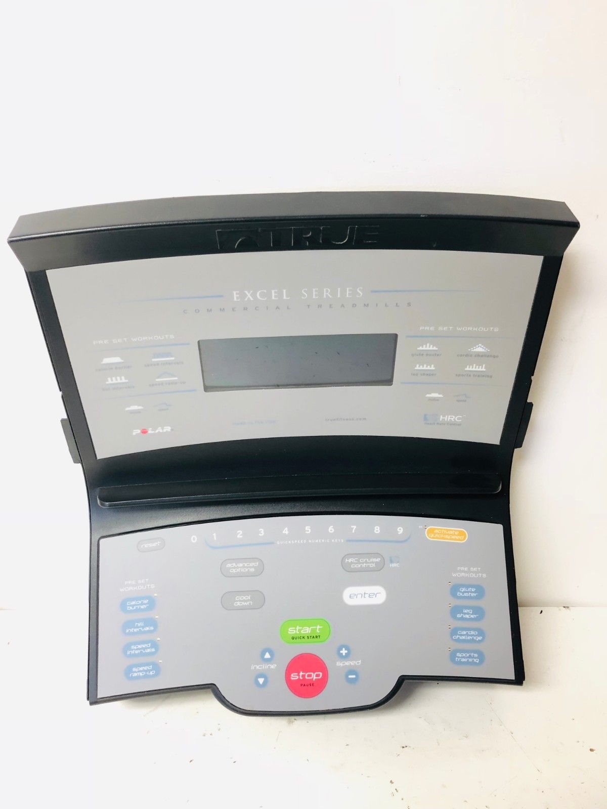 True Fitness CS6.0 CS8.0 Treadmill Display Console Panel KRM08446 00548700 (Used)