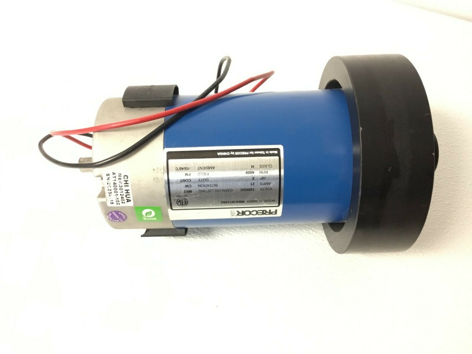 Precor 9.2x M9.2x Treadmill DC Drive Motor without Flywheel MBK3012402 35618-101 (Used)