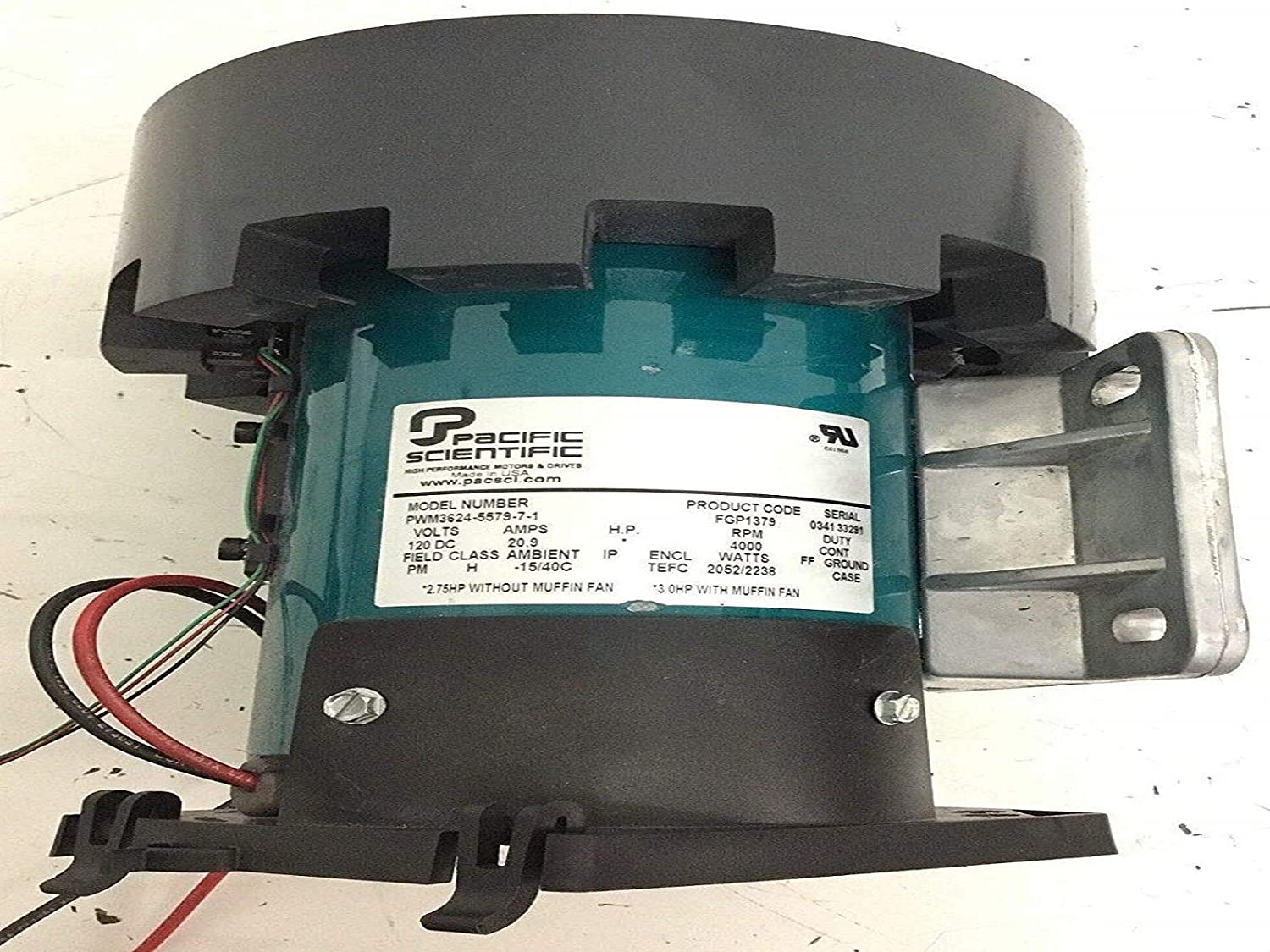 Hydra Fitness Exchange DC Drive Motor Assembly W/Mount FGP1379 or PWM3624-5579-7-1 or PPP000000059099101 Works with Precor 9.3X M9.3X Treadmill (Used)