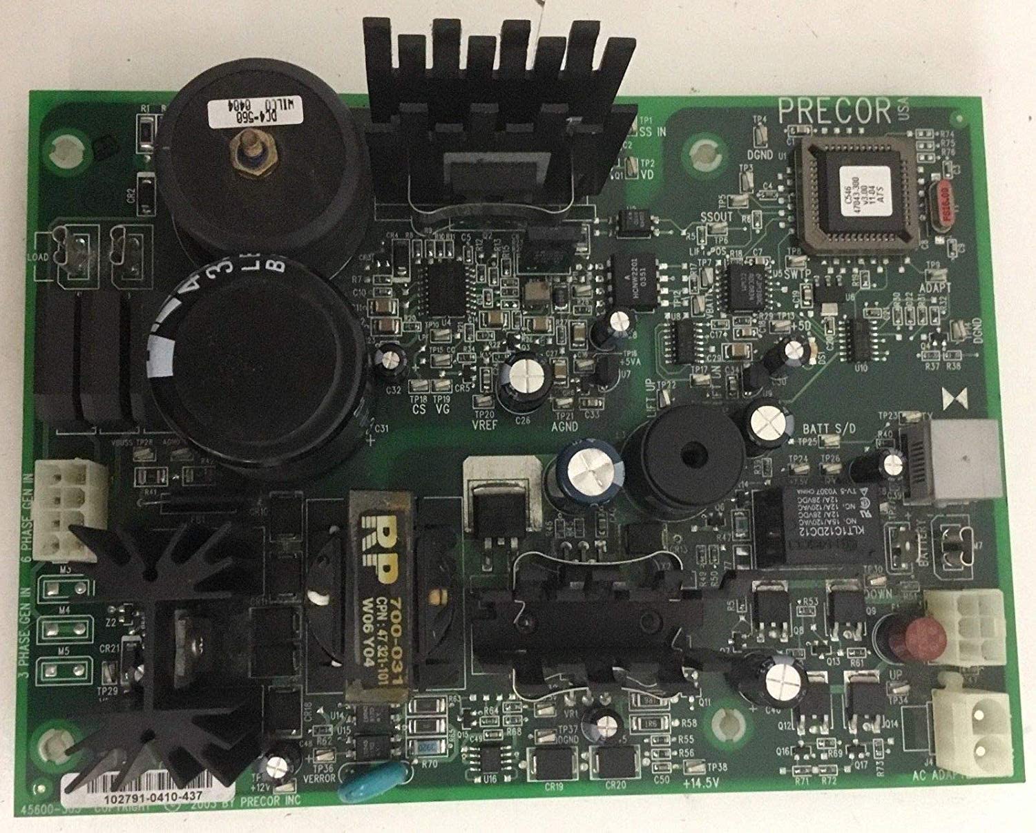 Hydra Fitness Exchange Motor Control Board Controller 47070-101 or 47070-102 or 47070-103 Works with Precor EFX546i C546i EFX542i Elliptical (Used)
