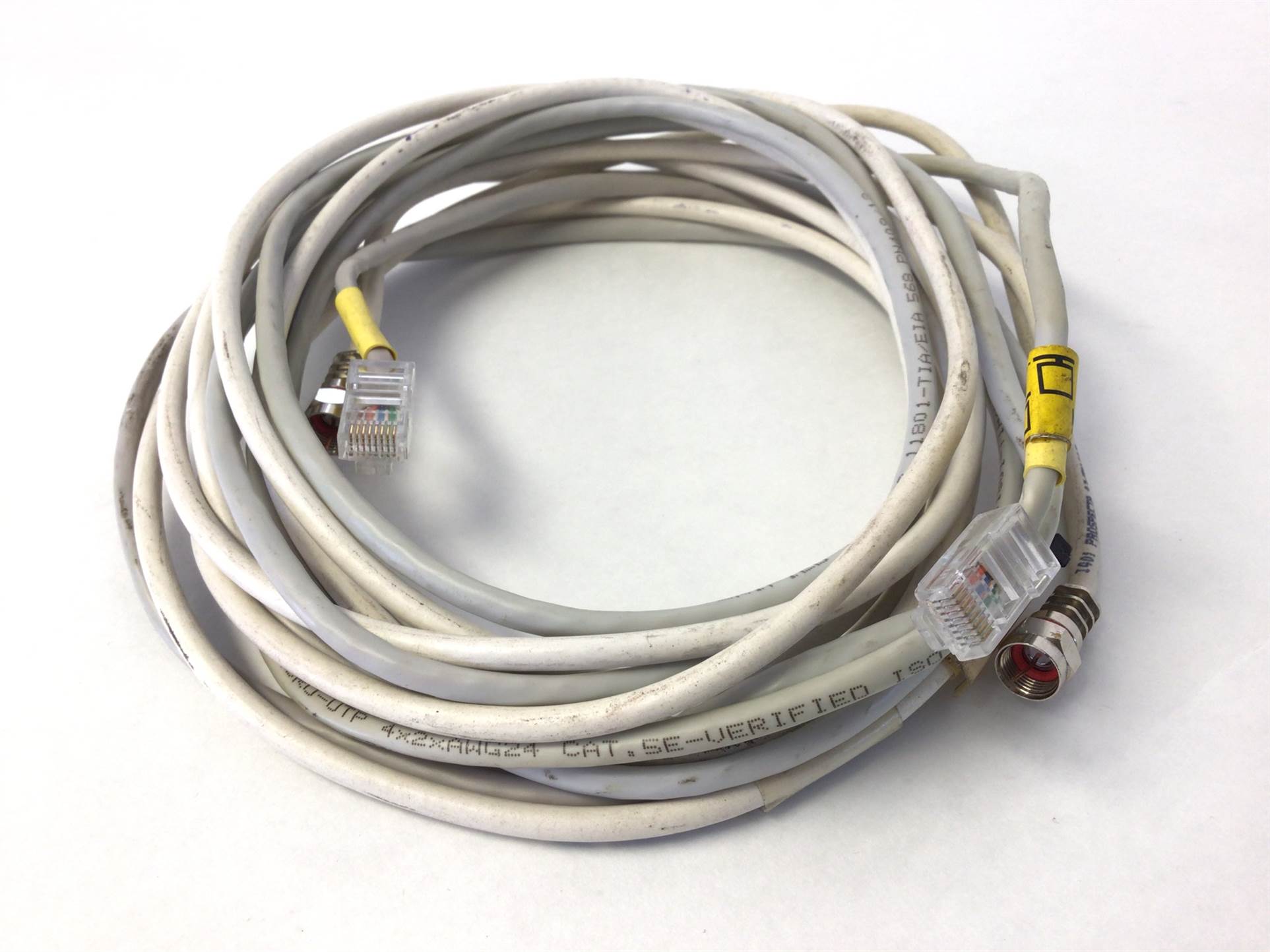 Coaxial Aux Cable Ethernet TV Wire (Used)