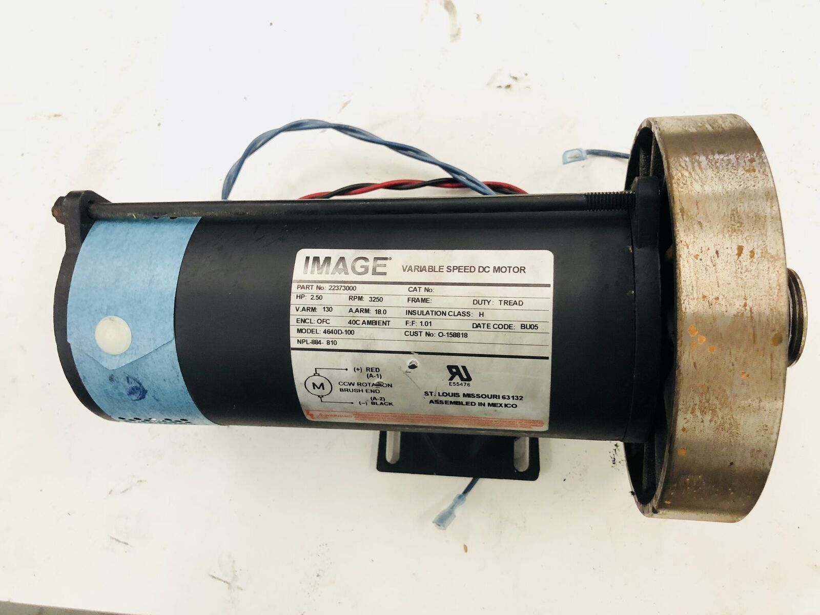 Reebok (Icon) ACD 3 Treadmill DC Drive Motor 4640D-100 22373000 (Used)