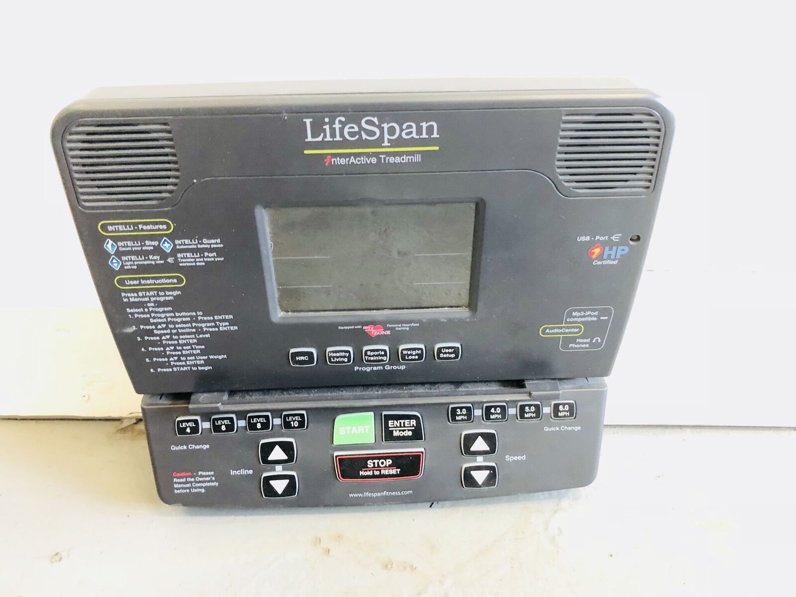 Lifespan TR3000i Residential Treadmill Display Console Tr 3000i 404120200801210 1440003546 (Used)