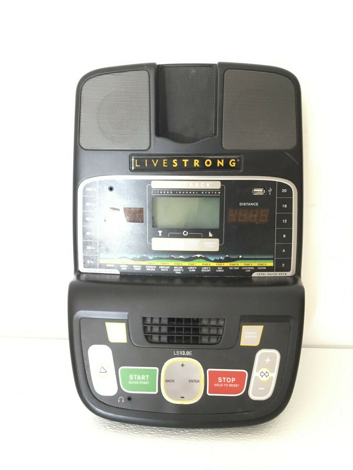Livestrong LS13.0E EP544 Traditional 2011 Elliptical Display Console Panel (Used)