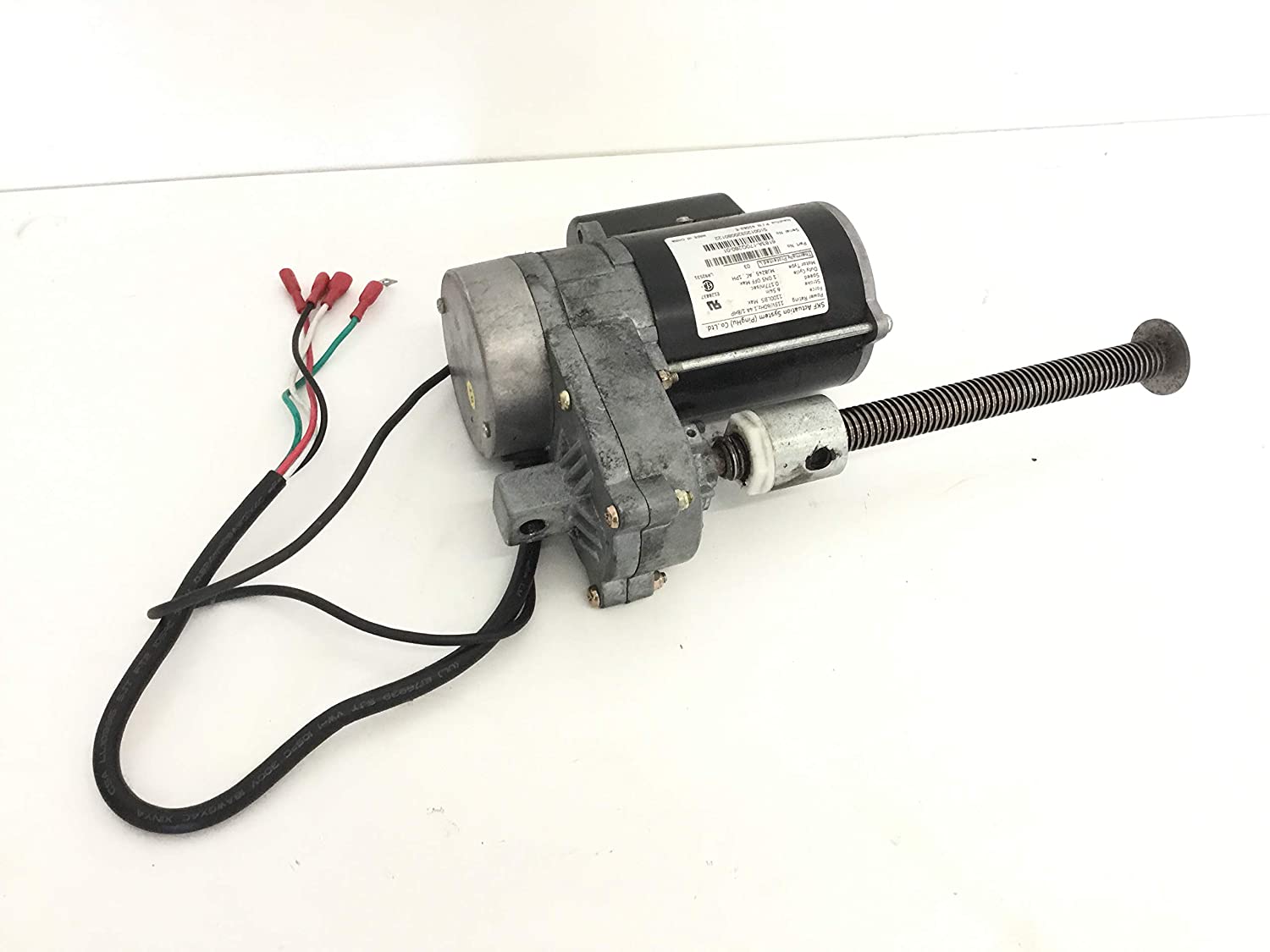 115V Incline Motor Actuator MJ8245 6183A-170Q280-01 or SM41062 or 41062-C Works with Nautilus T916 Treadmill (Used)