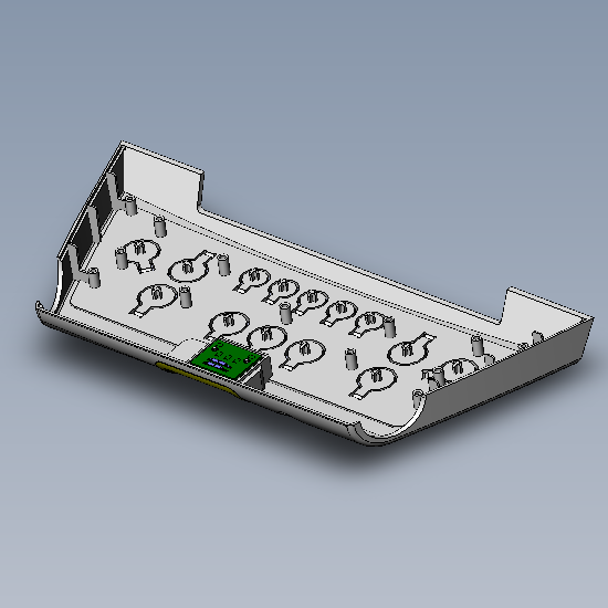 Service Assembly Across-Trainer Zone Bezel HS P/N