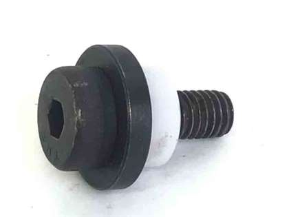 Screw 3/8-16 w White Spacer (Used)