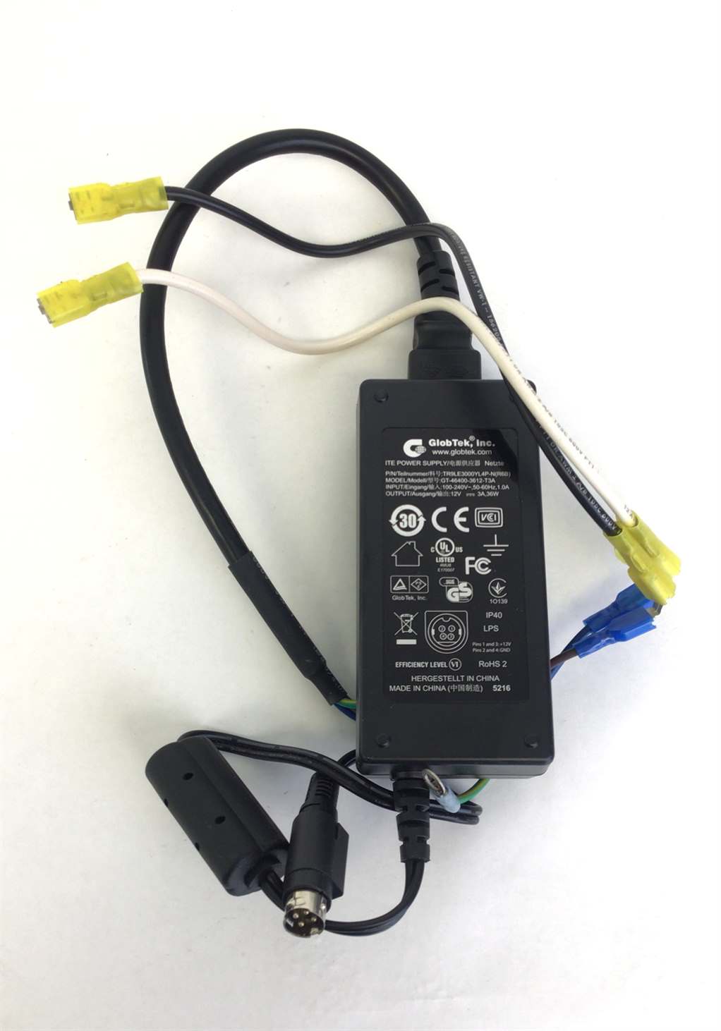 POWER SUPPLY,100-240VAC to 12V