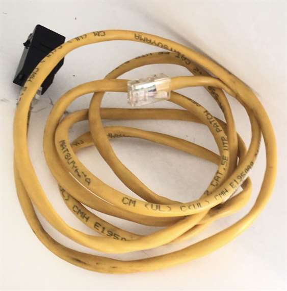 Internet Cable Ethernet RJ-45 Yellow (Used)