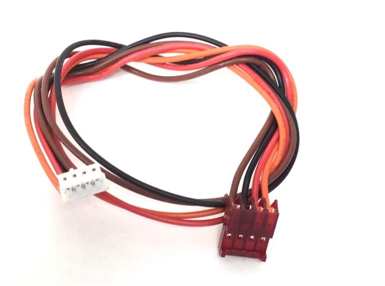 Console Wire Harness 4 Pin White Red Connector (Used)