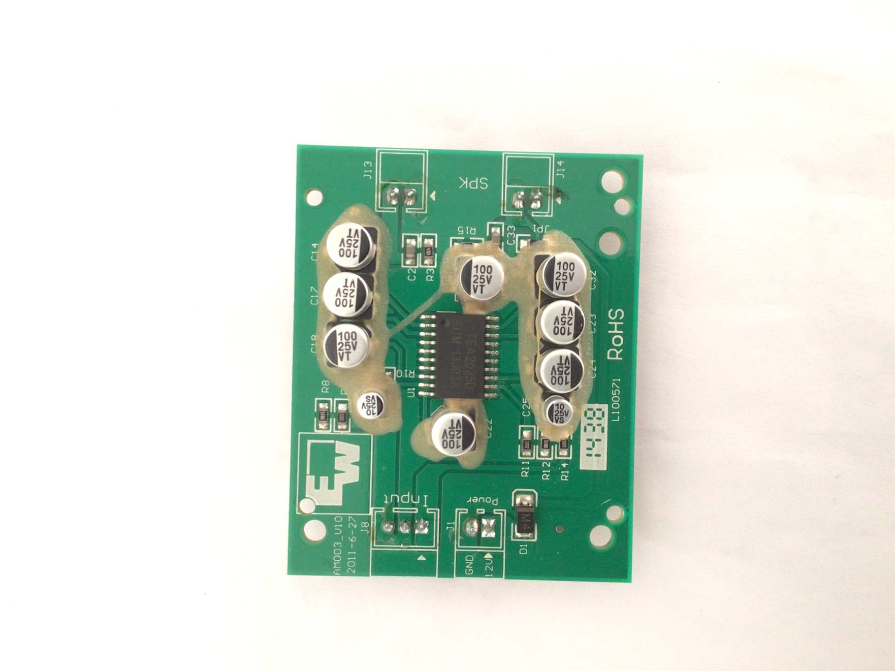 Audio Amplifier Circuit Board (Used)