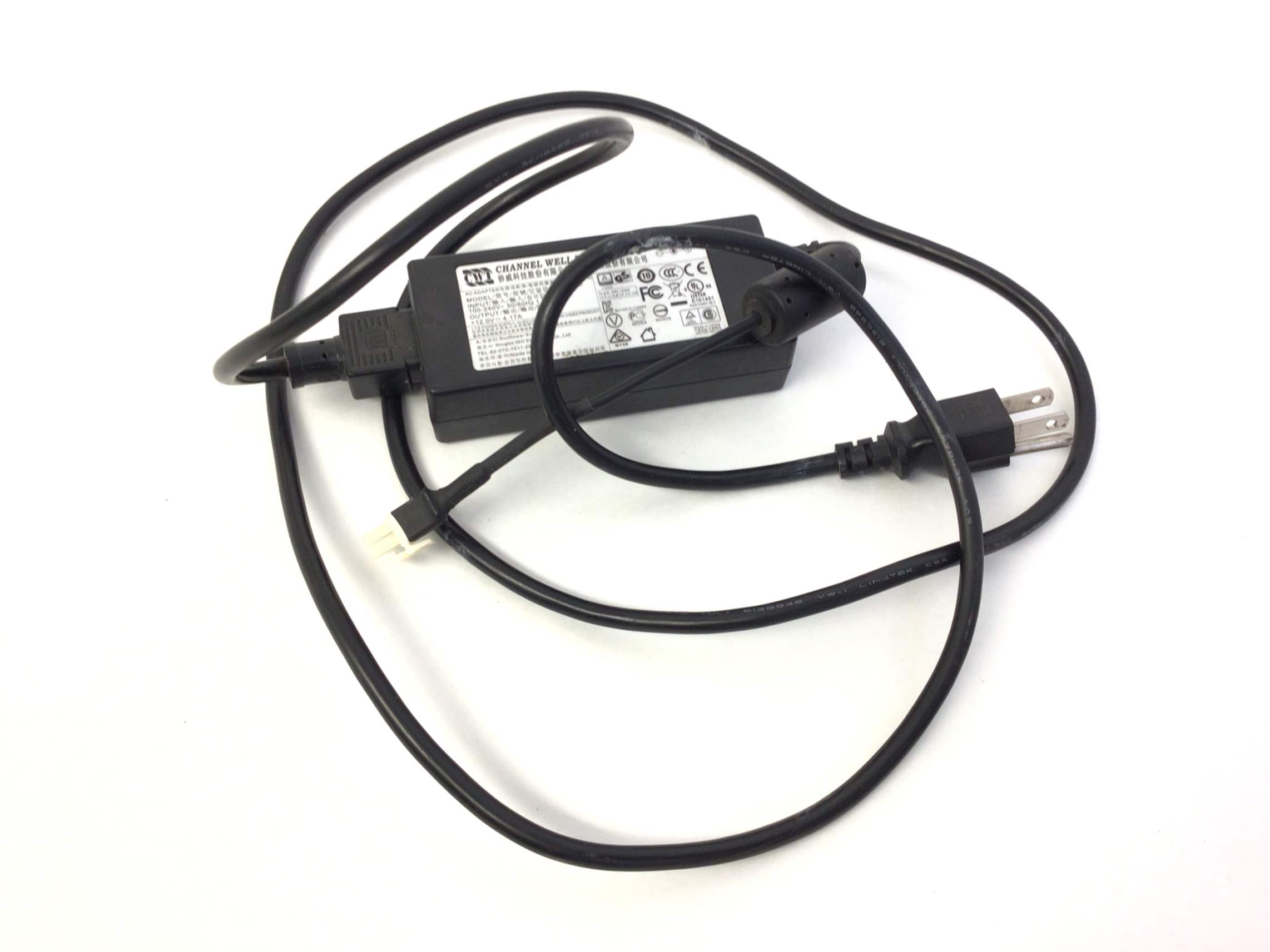 Power Supply Cord AC Adapter 2 Pin Channel Wellness (Used)