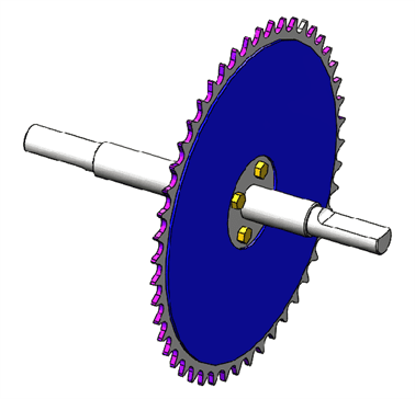 KIT PRO SPINDLE ASSY #43 CHAIN