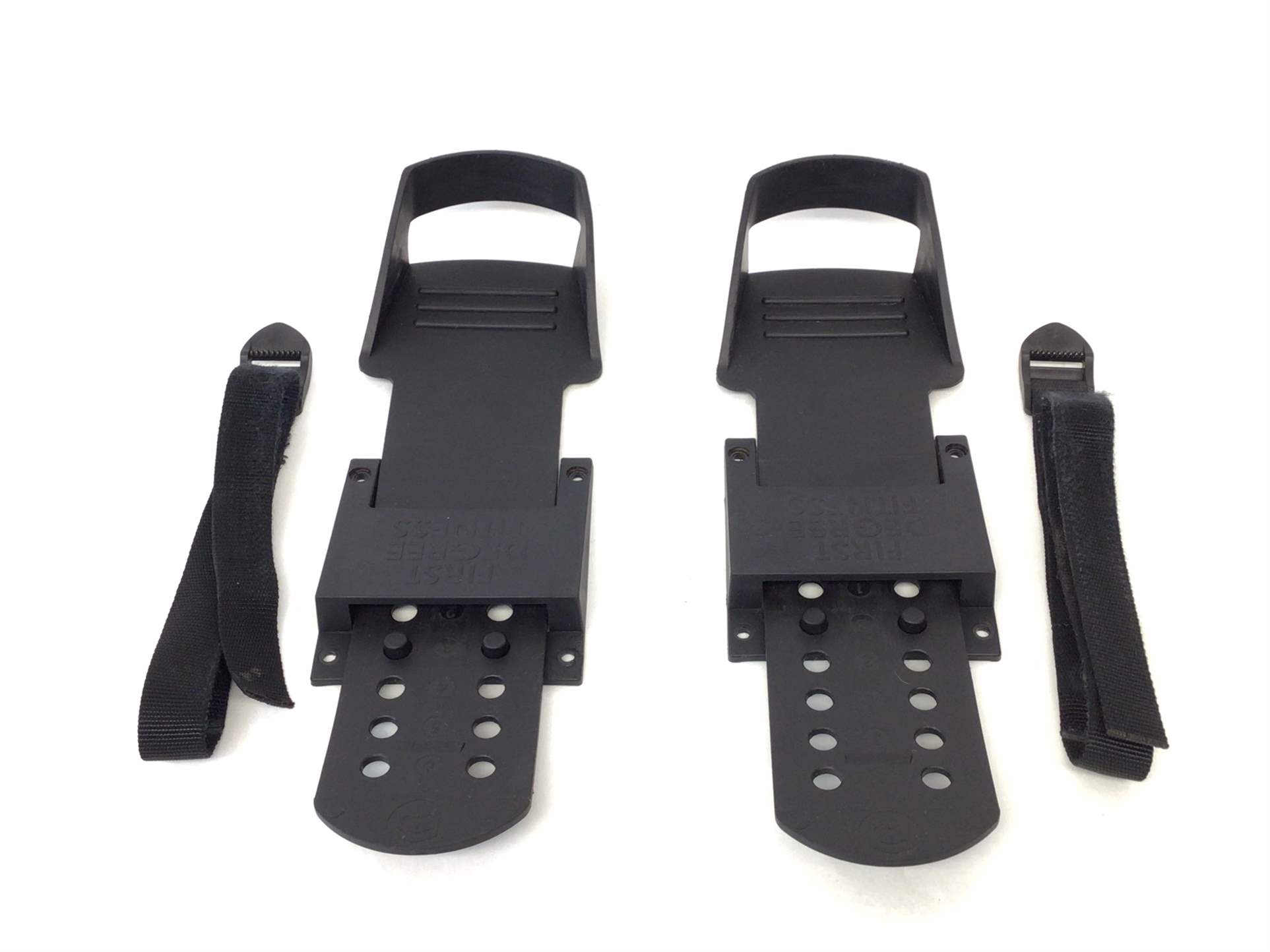Footplate Plus Sliding Base and Foot Strap - Black & Buckle Set (Used)