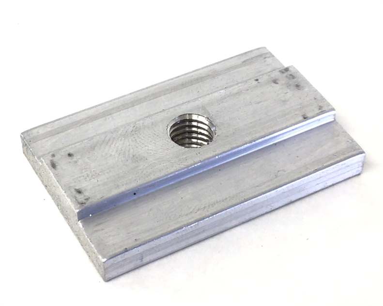 Frame Nut Slotted Aluminum Bracket (Used)