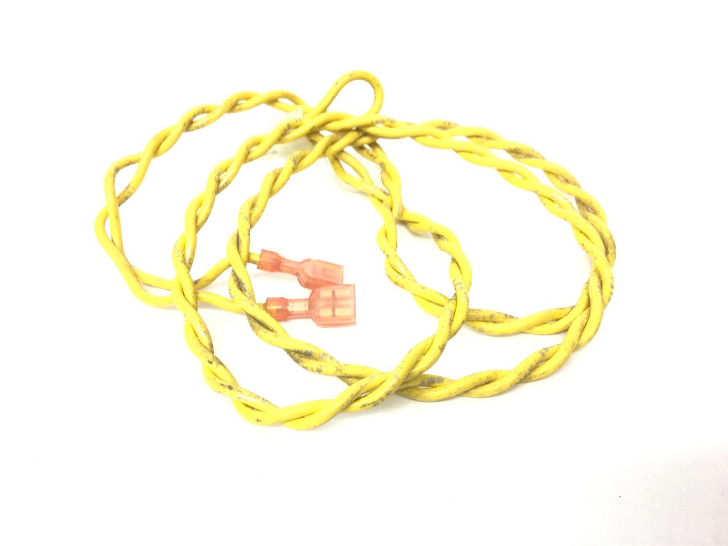 Wire Harness Cable twisted yellow with quick connects (Used)