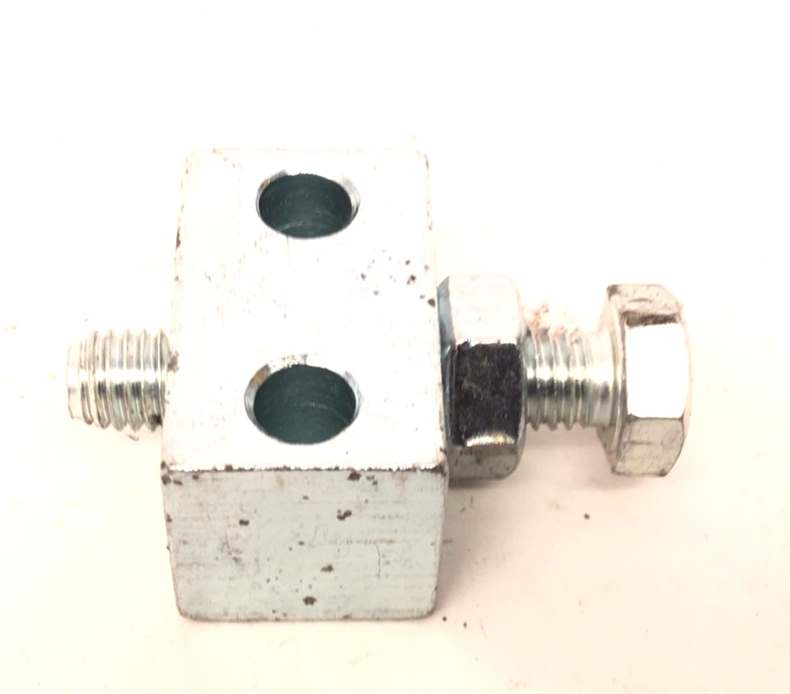 Adjustment Block with Hex Bolt with jam nut (Used)
