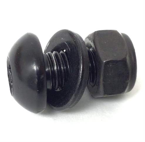 Service Kit 1 1/4 inch x 0.60 inch Button Head Screw Washer Lock Nut Set (Used)