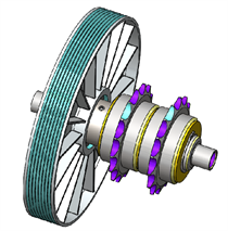 Kit ISO7000/7000R Jack Shaft