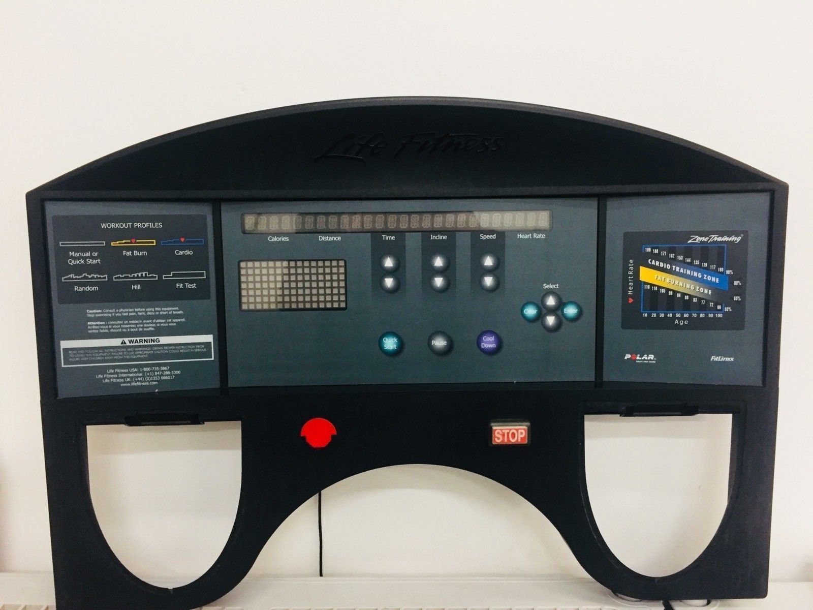 Console Display Control Panel