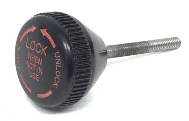 Lock Knob Fan Black