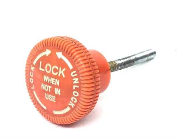 Lock Knob Fan Orange