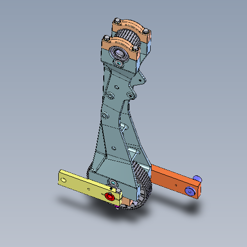 Kit: Right Rocker Casting w/ Pulleys