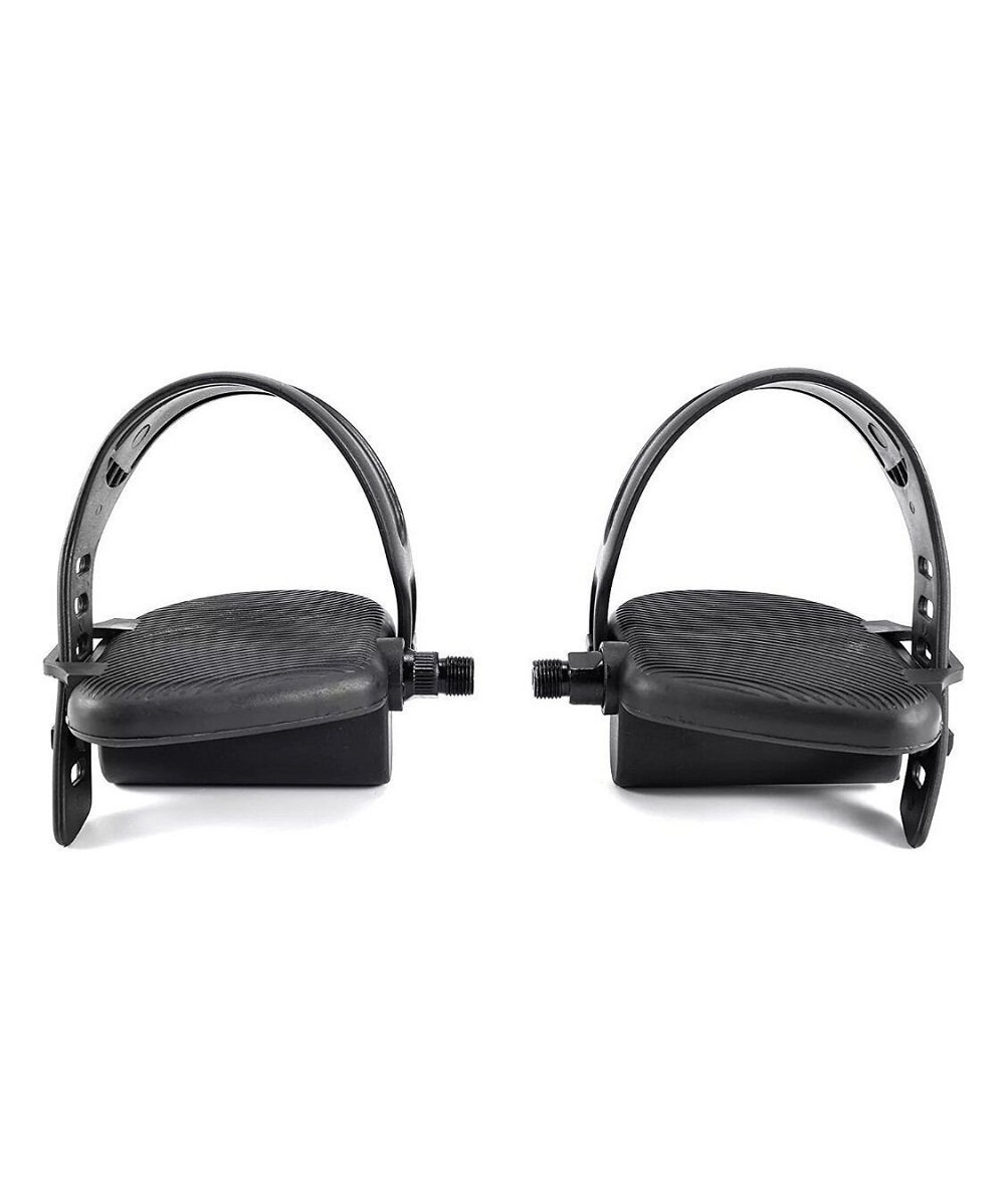 Left and Right Pedal With Strap (Used)