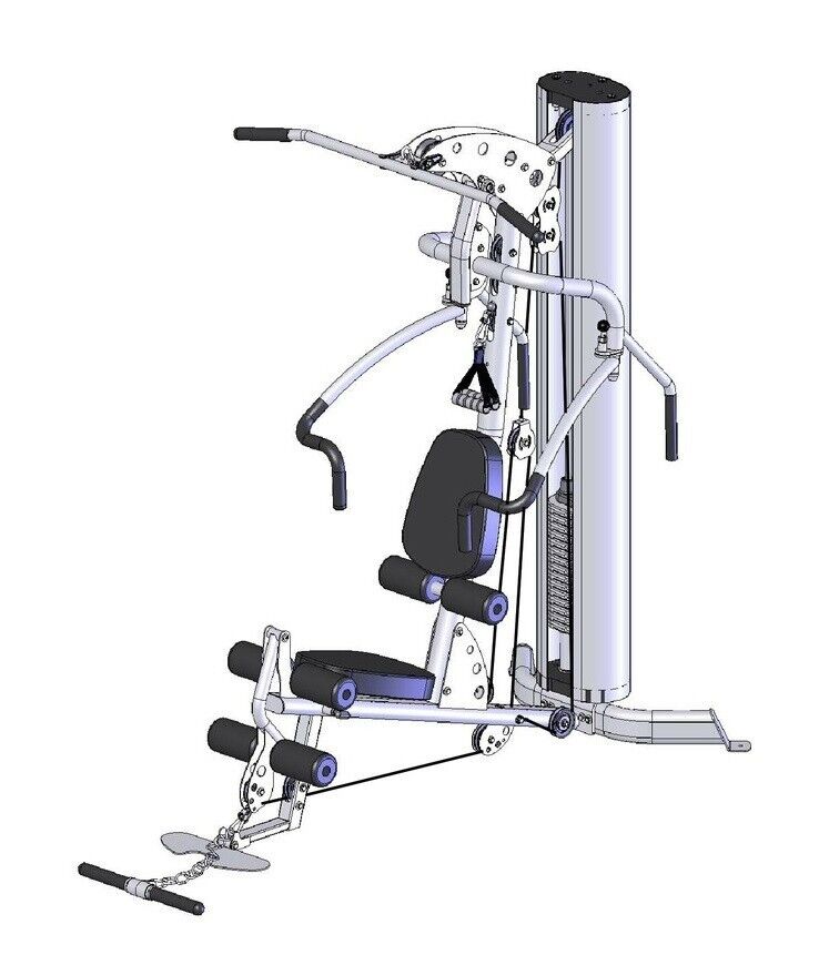 Inspire M1 2010 Compact Home Gym For Basement Applications - Low Ceiling (Used)