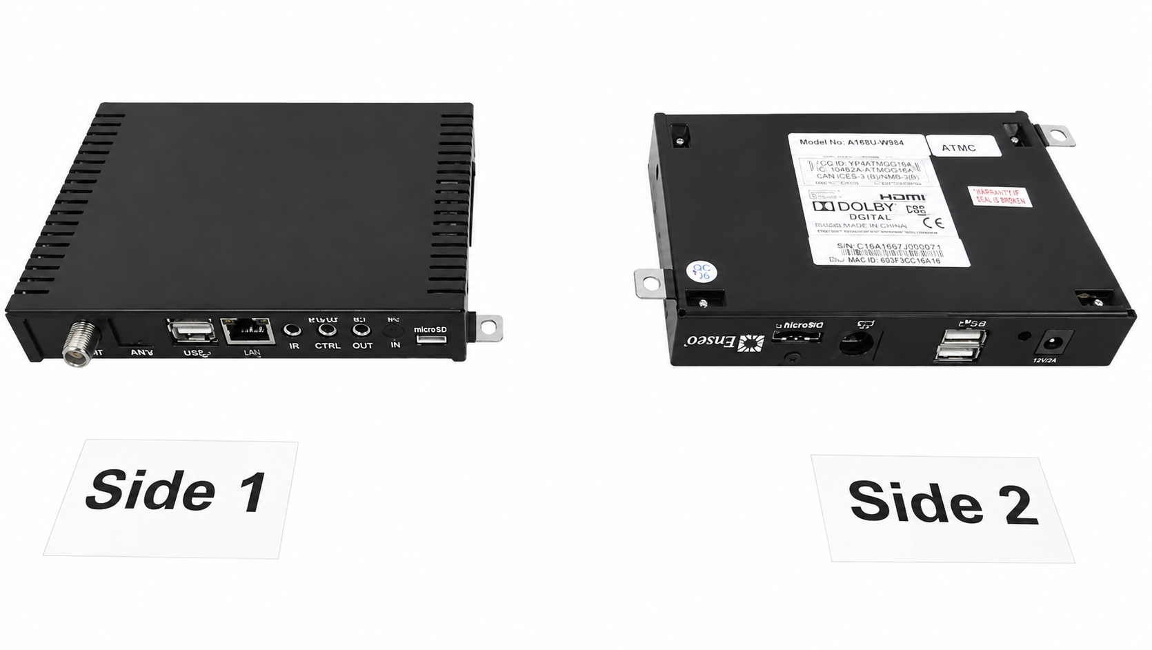 Set top box, US4/E-POR HD3300, EP625G