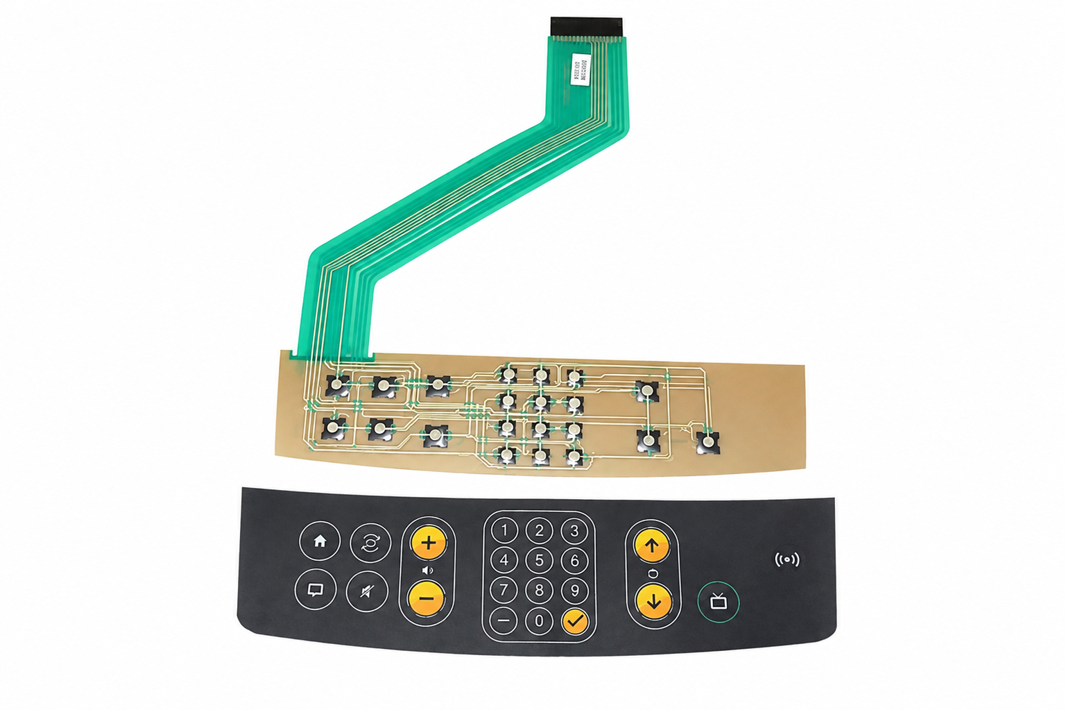 Overlay Set, TV, key pad, EP623